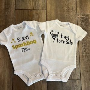 Customized baby onesies